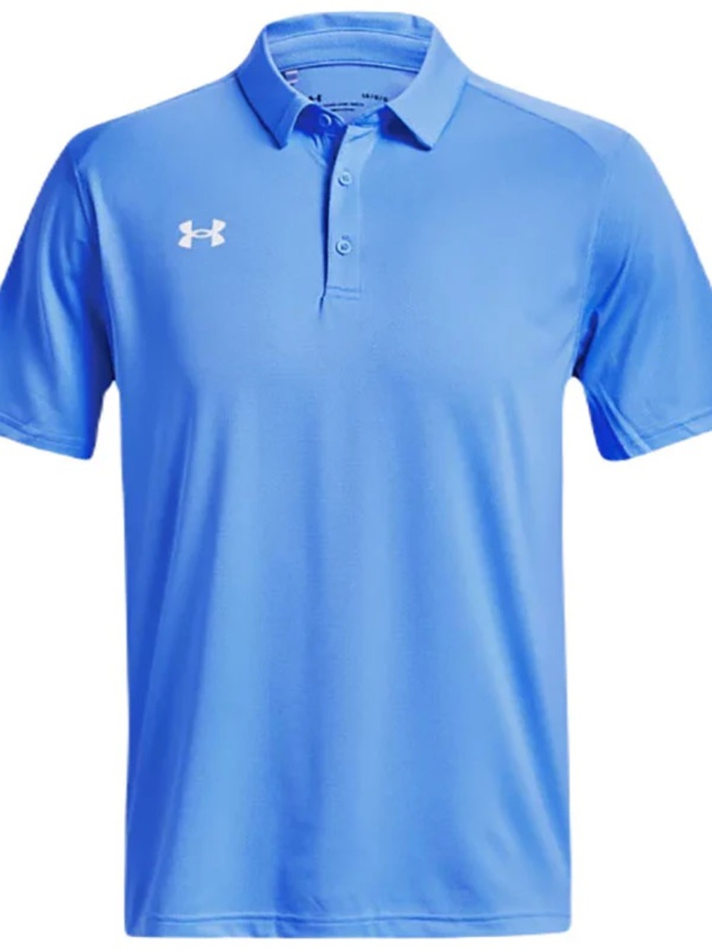 Under Armour Men’s Carolina Blue Short-Sleeve Loose Fit Performance Polo Small